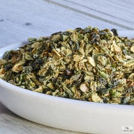 A zöld színű jalapeño chili granulátum takarékos és gazdaságos kiszerelésekben rendelhető.