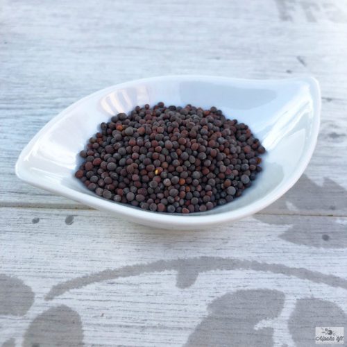 Brown mustard seeds are best known as a condiment for Dijon mustard.