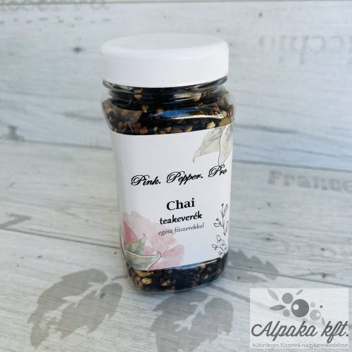 Chai tea -with Black tea leaves and spices 150g (Bottle)