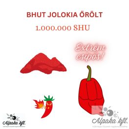 Chili - Bhut Jolokia- őrölt EXTRÉM CSÍPŐS