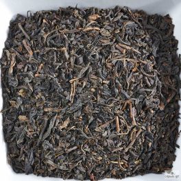 Black tea leaves